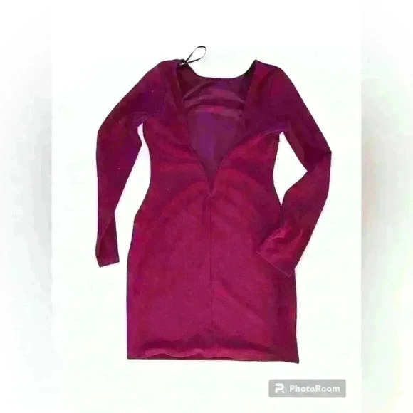 🔥 NWT Addyson Long Sleeve Backless Bodycon Dress Size Medium - Picture 5 of 9